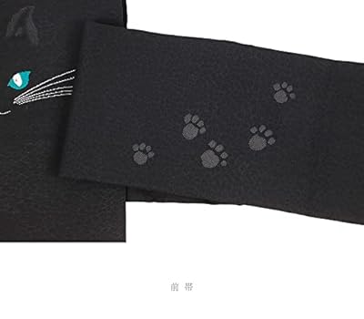 新品！黒猫のシルエット足跡付け帯・作り帯 61DisnJ2O3L._SY350_QL65_.jpg